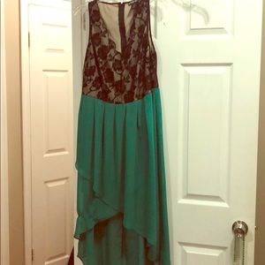 Cocktail high low dress